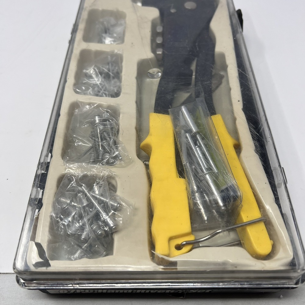 PERFORMANCE TOOL W2017C Hand Riveter Set - Rivet Set with Rivets Works Great - Picture 8 of 16